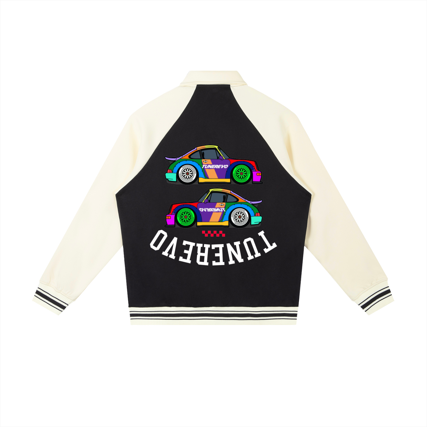 TE Porsche Raglan Sleeve Baseball Jacket