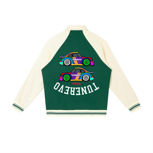 TE Porsche Raglan Sleeve Baseball Jacket