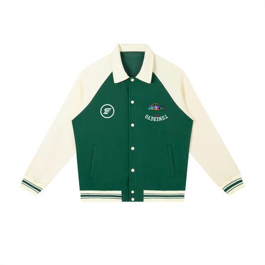 TE Porsche Raglan Sleeve Baseball Jacket