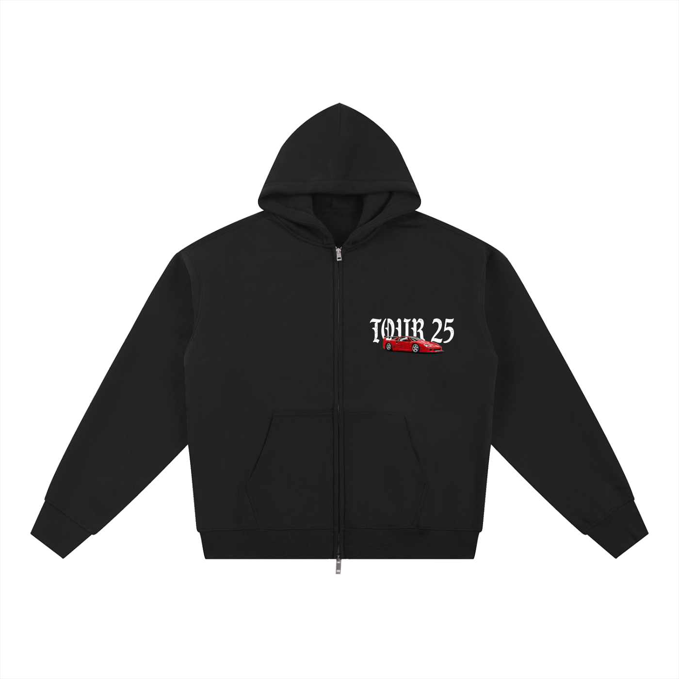 End of 2025 Essential Fleece Zip-Through Hoodie