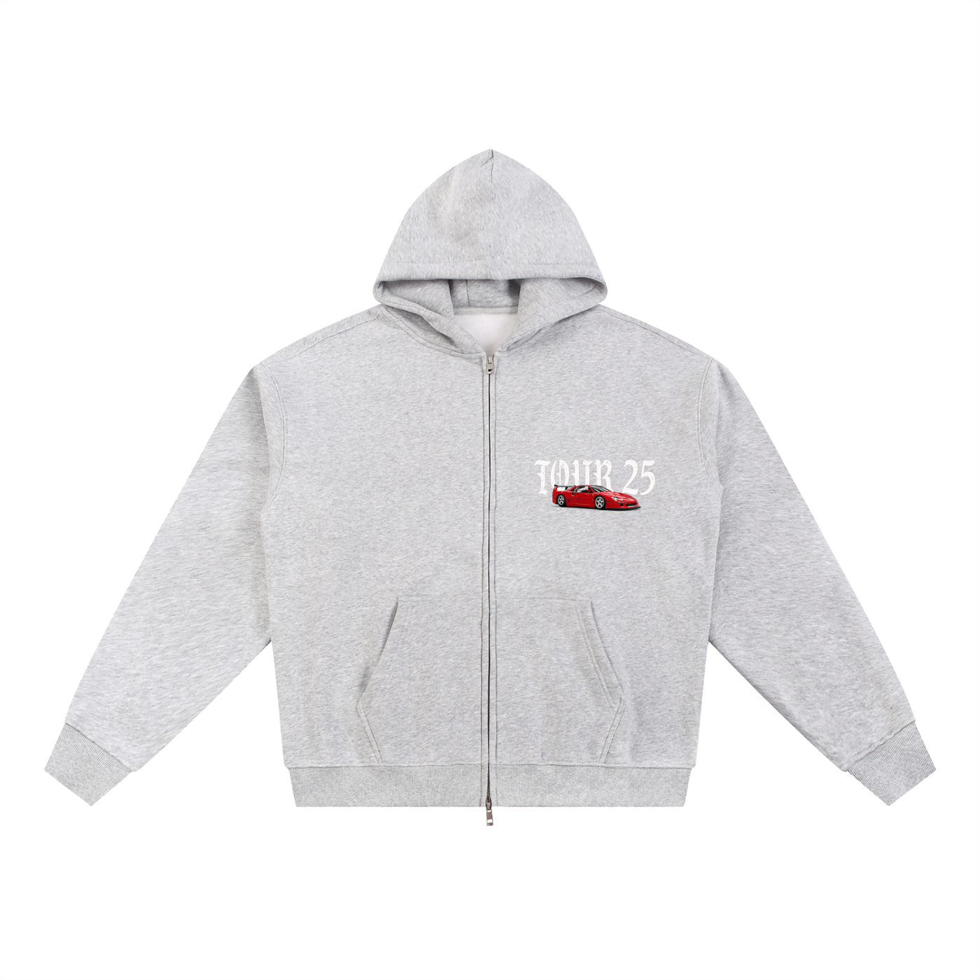 End of 2025 Essential Fleece Zip-Through Hoodie